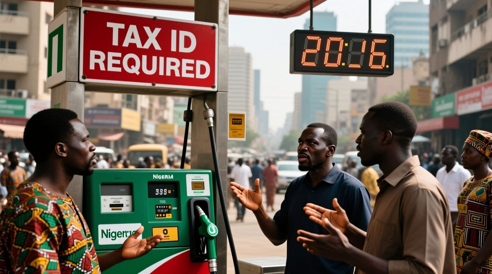 Tax ID or Bust: Nigeria Sets 2026 Deadline as Fuel-Tax Debate Heats Up
